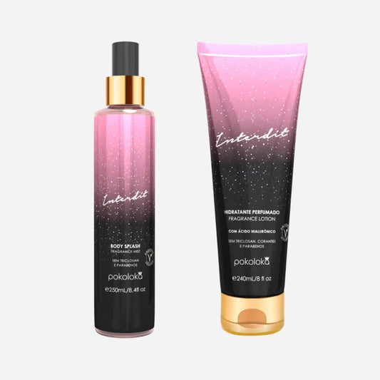Kit Lokachic Interdit Pokoloka Body Splash 250ML + Hidratante 240ML