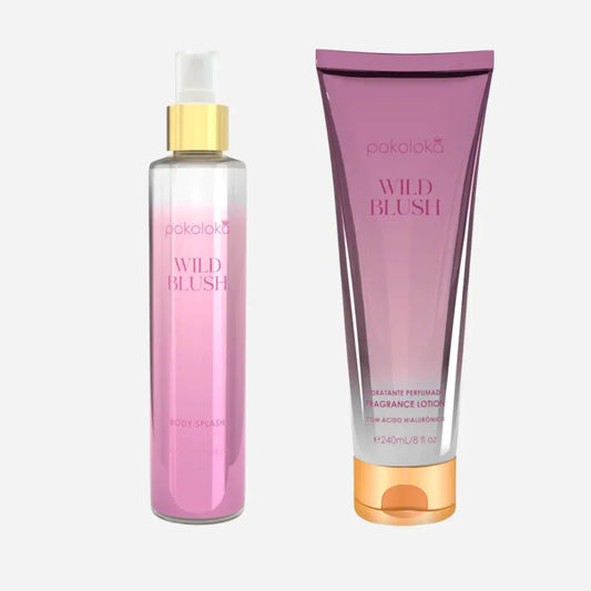 Kit Luxury Wild Blush Pokoloka Body Splash 250ML + Hidratante 240ML