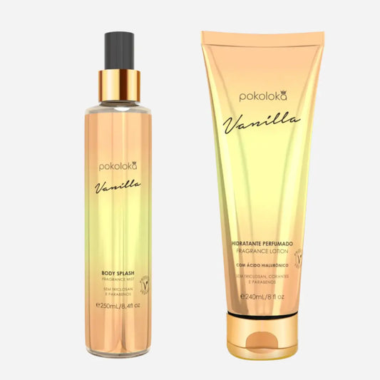 Kit Vanilla Pokoloka Body Splash 250ML + Hidratante 240ML