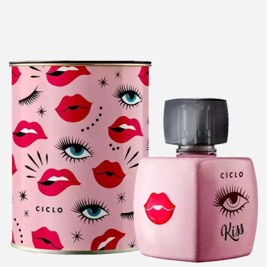 Perfume Feminino Kiss Ciclo Deo Colônia Lata