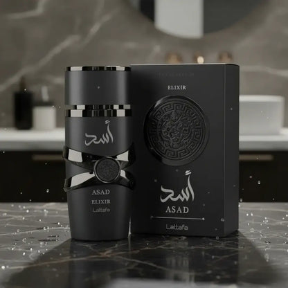 Asad Elixir Lattafa Eau de Parfum - Perfume Masculino