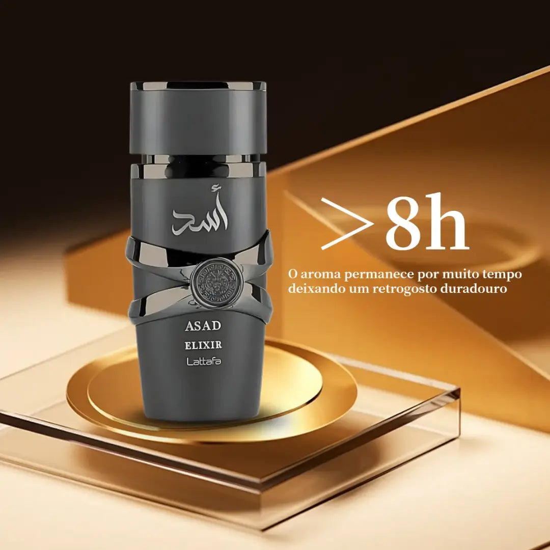 Asad Elixir Lattafa Eau de Parfum - Perfume Masculino
