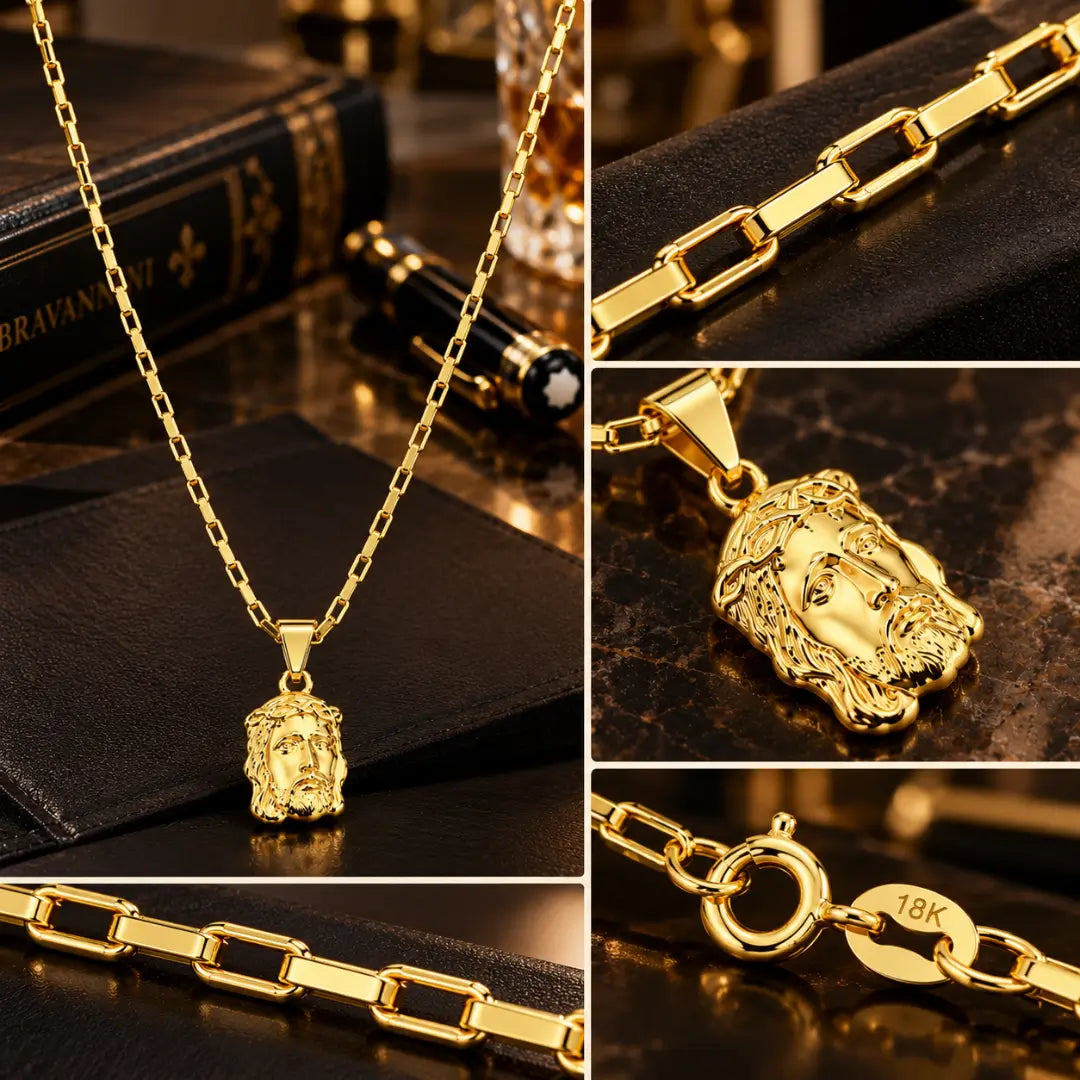 Detalhes dos elos da corrente masculina Cartier Tijolinho 1,6mm