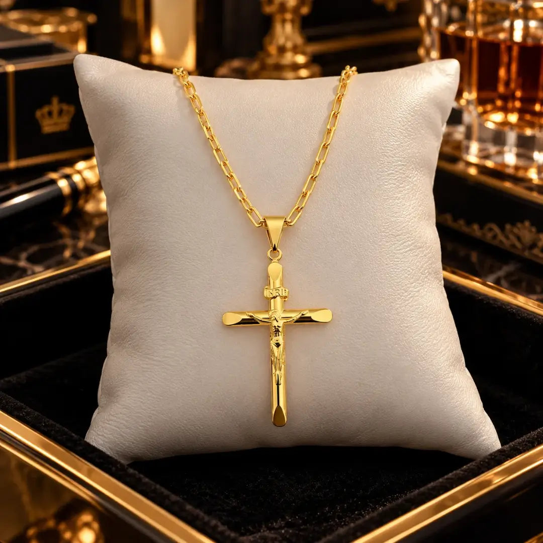 Fecho redondo da corrente Cartier com marcação 18K