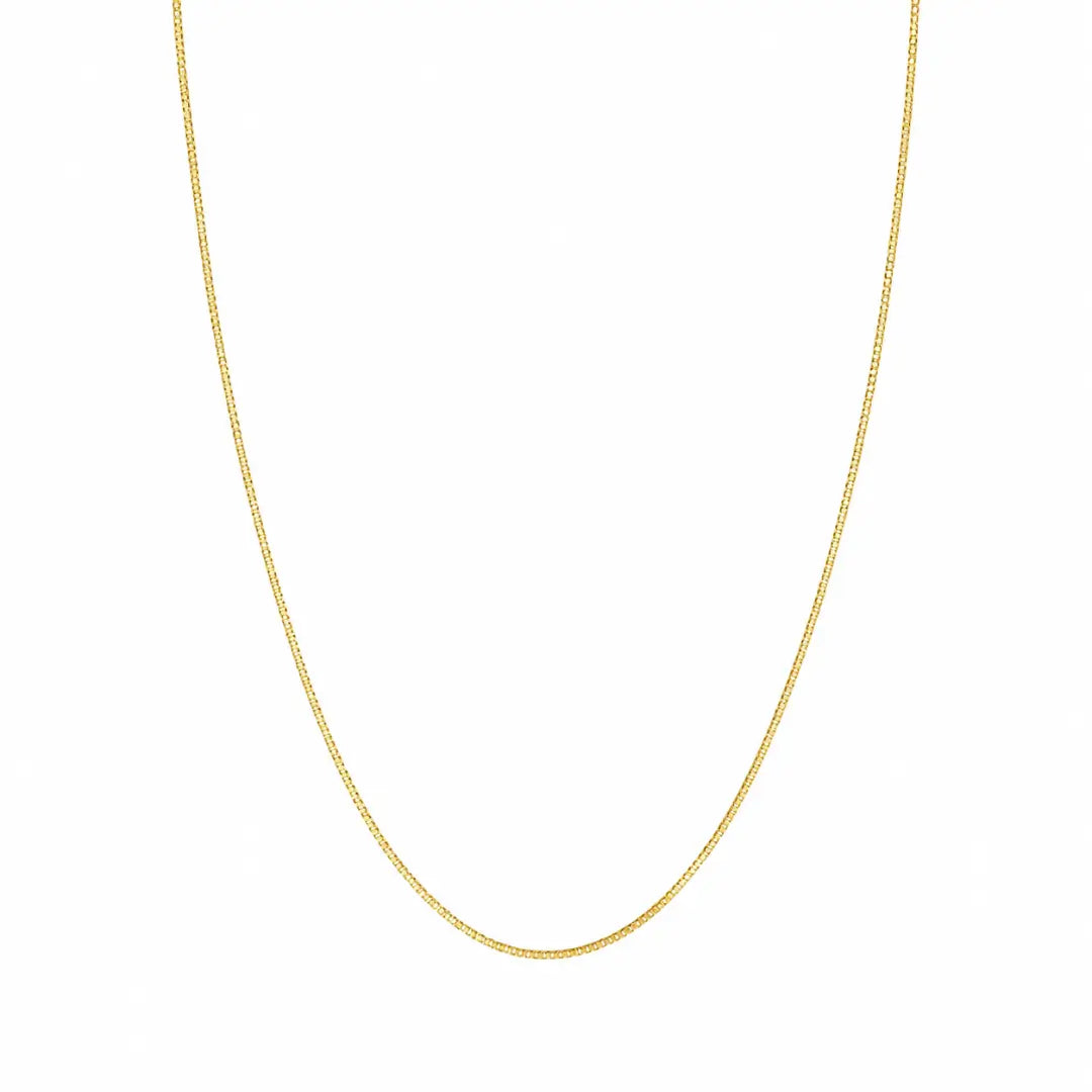 Corrente Veneziana Masculina Banhada a ouro 18k
