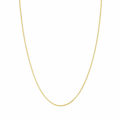 Corrente Veneziana Masculina Banhada a ouro 18k