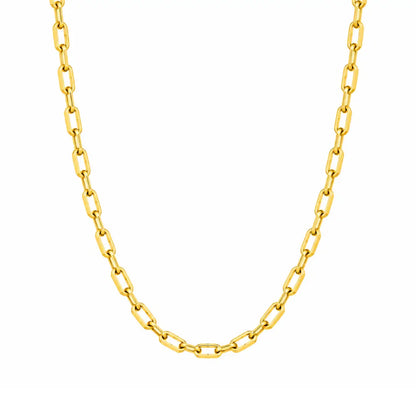 Corrente Masculina Cartier 2mm banhada a ouro 18K