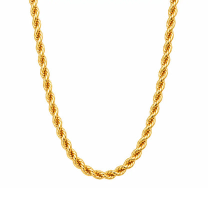 Cordão Baiano Masculino 2,5mm banhado a ouro 18K
