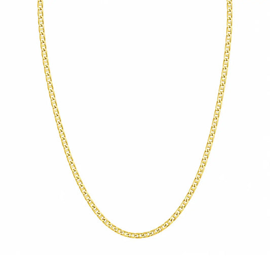 Corrente Colar Piastrini Banho de Ouro 18k