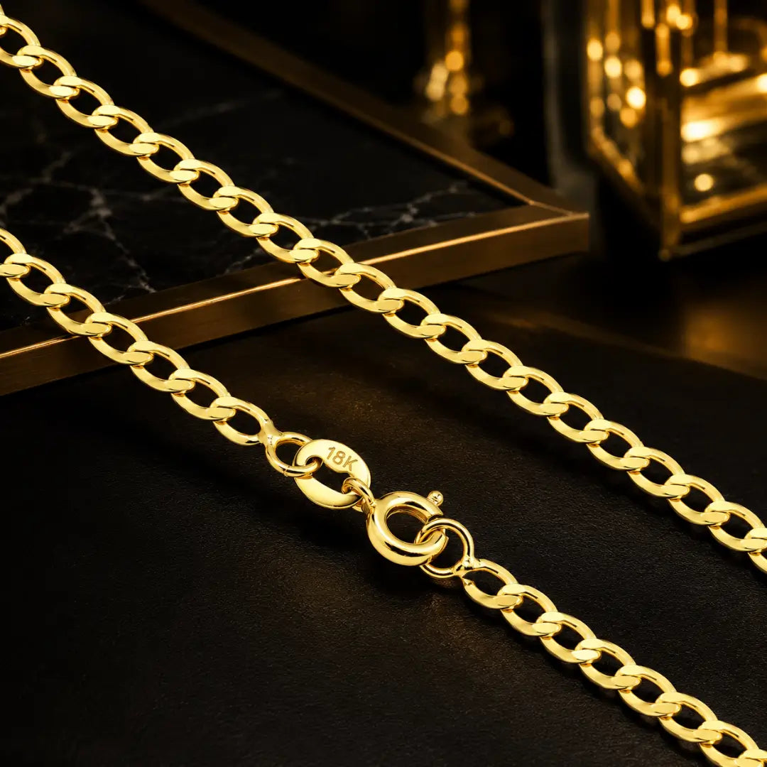 Detalhes dos elos da Corrente Masculina Grumet 2mm