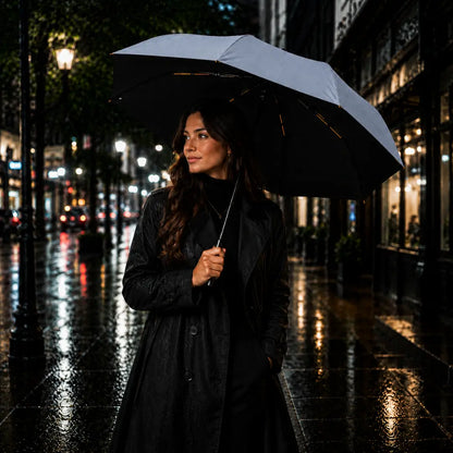 Guarda Chuva Reforçado Automático Azul
