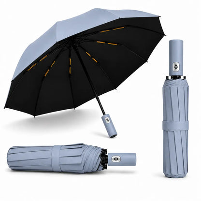 Guarda Chuva Reforçado Automático Azul