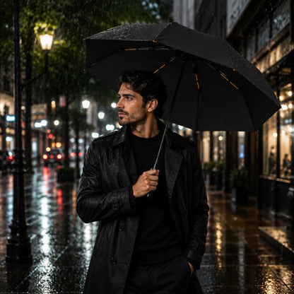 Guarda Chuva Reforçado Automático Preto