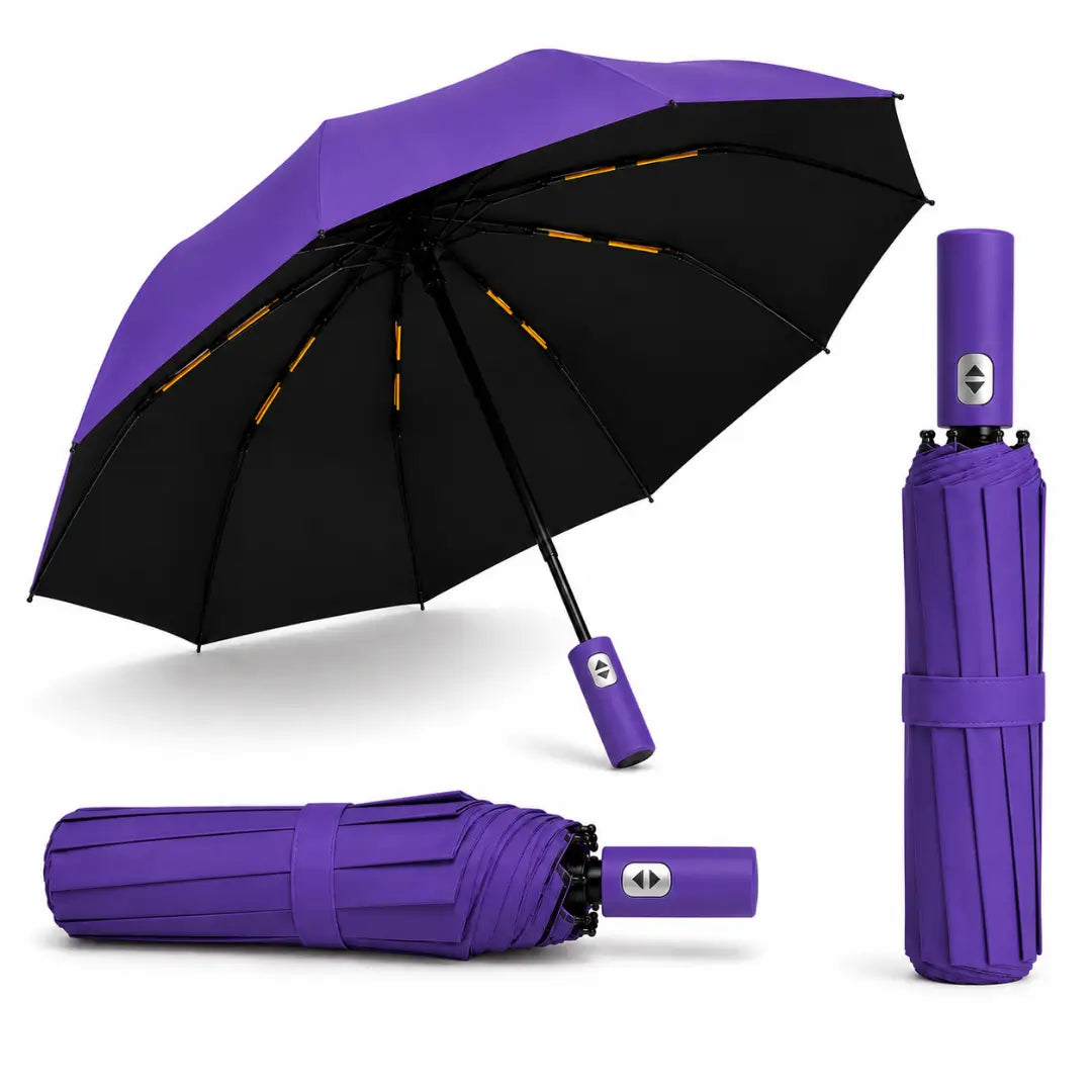 Guarda Chuva Reforçado Automático Roxo