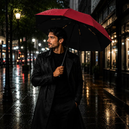 Guarda Chuva Reforçado Automático Vermelho