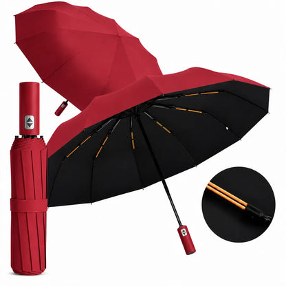 Guarda Chuva Reforçado Automático Vermelho