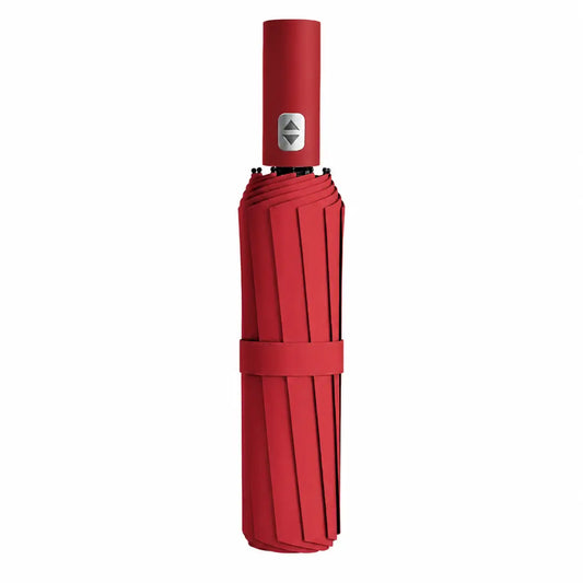 Guarda Chuva Reforçado Automático Vermelho 10 Varetas 105cm - Bravanni