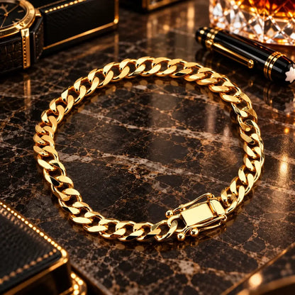 Fecho gaveta com trava dupla da pulseira Grumet masculina